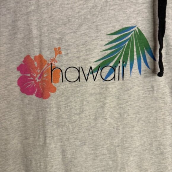 Crazy Shirts Womens Hawaii Long Sleeve Lightweight Pullover Grey Size Large EUC - Picture 4 of 6